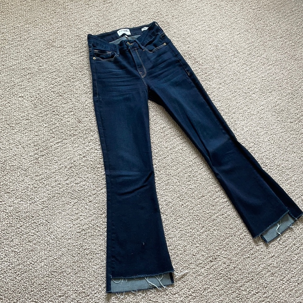 Frame Denim Le Crop Mini Boot